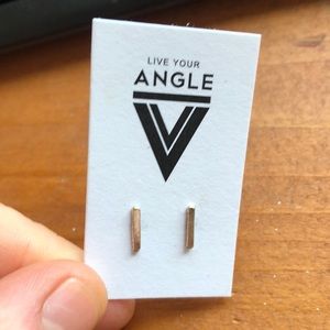 Angle bar earrings